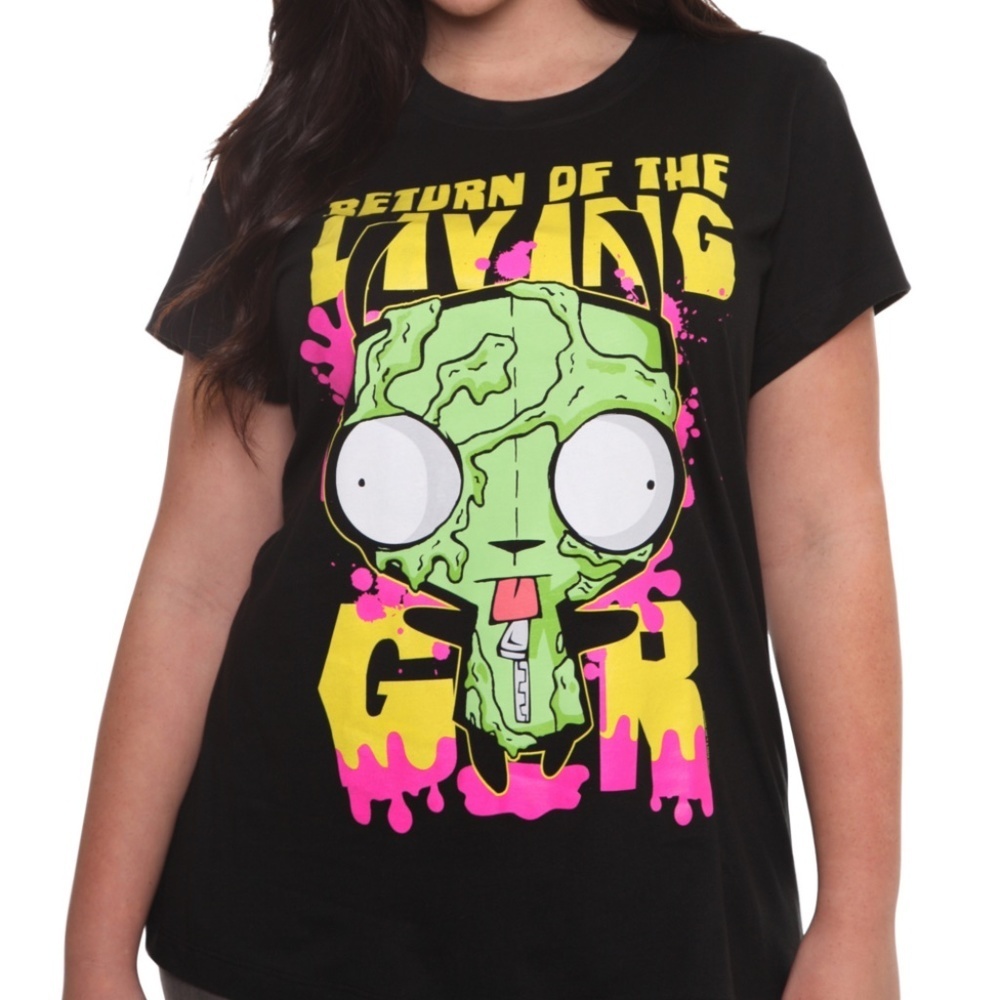 Rare! New! Dead Stock! Vintage Torrid‎ sz 2 Return Gir Invader Zim Y2K 2X
